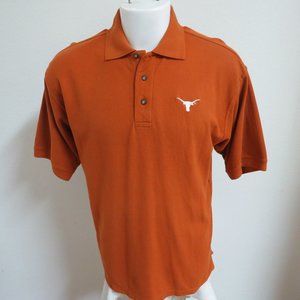Sz L Texas Longhorns Men Cott/Poly #464 Polo Shirt